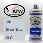 Preview: Kia, Silver Blue, KLG: 400ml Sprühdose, von ATW Autoteile West.